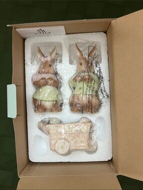NIB PartyLite Baby Bertie & Bea Candle Holders